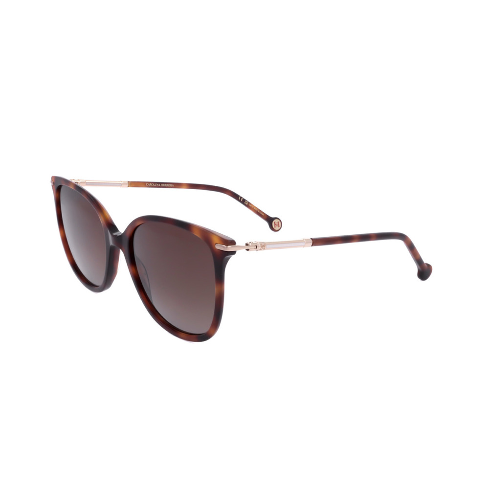NEW Carolina Herrera HER 0229/S 0WR9HA Havana Sunglasses authentic